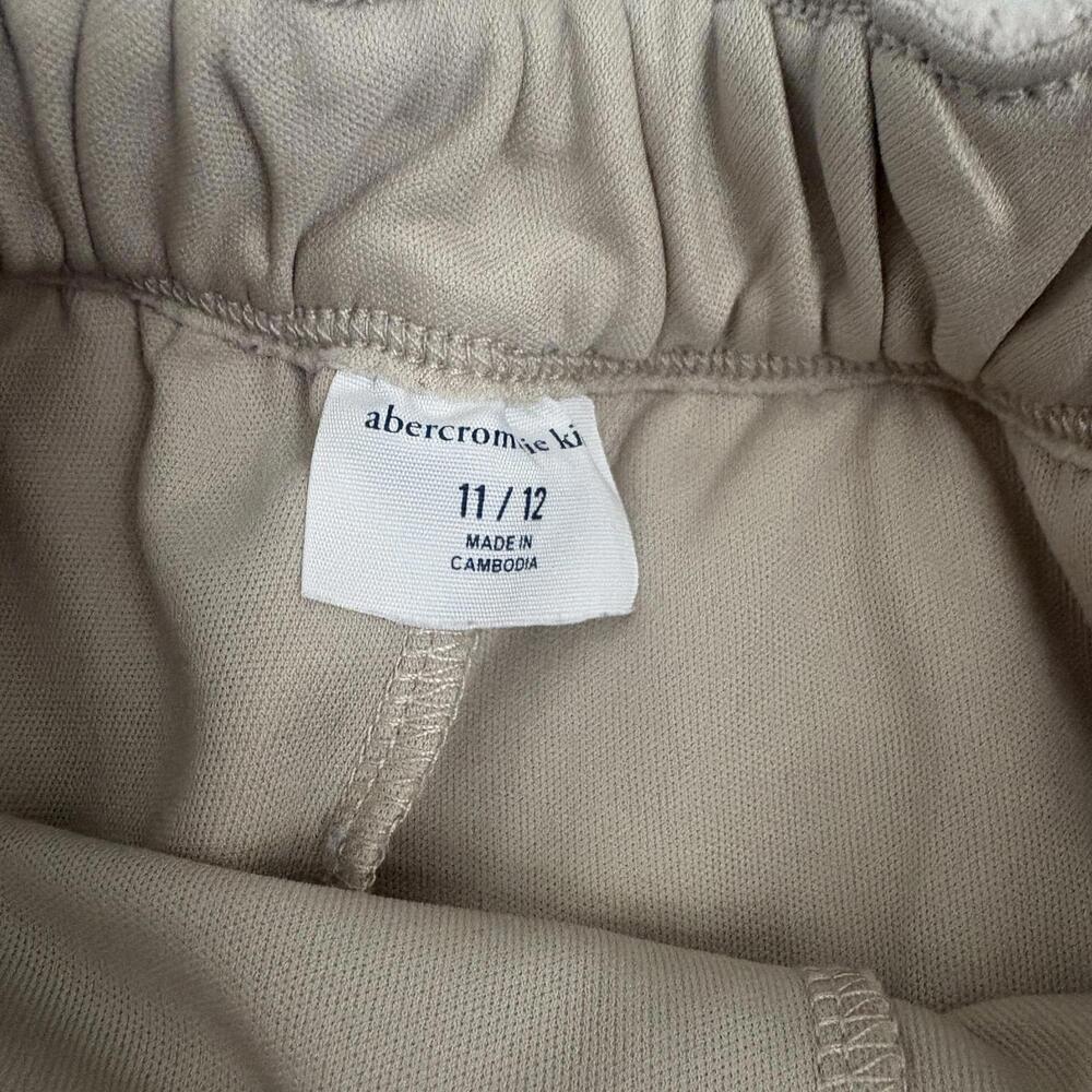 Abercrombie | Girls Beige Corduroy Mini Skirt Pleated Size 11/12 - Picture 3 of 7